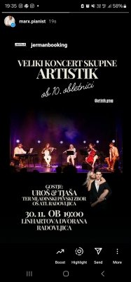 Veliki koncert skupine Artistik ob 10. obletnici  slika 2