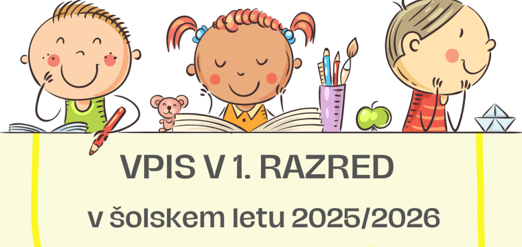 Vpis v 1. razred v šolskem letu 2025/26 (novo)