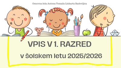 Vpis v 1. razred v šolskem letu 2025/26 (novo) slika 1